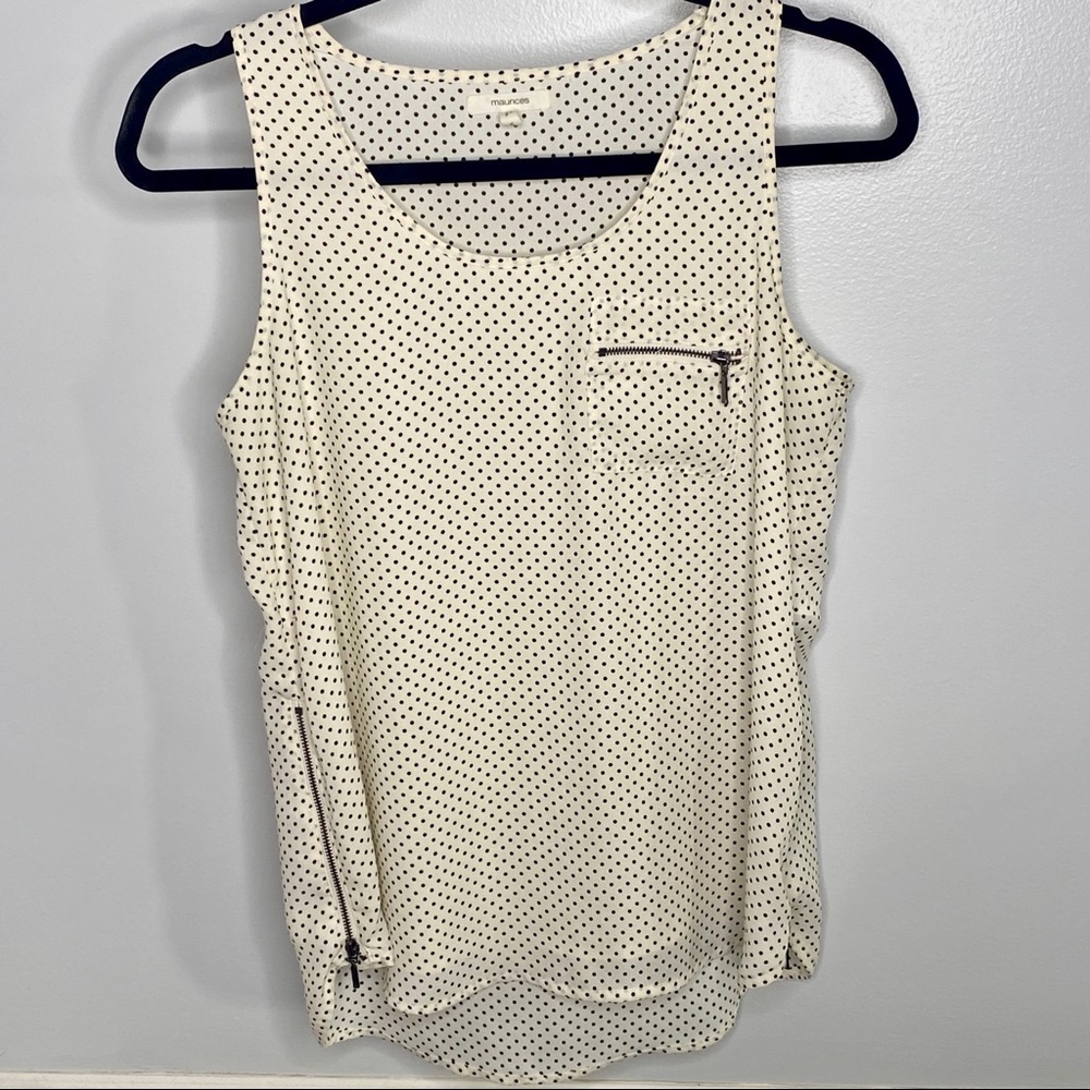 Ivory Polka Dot Blouse